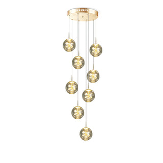 Stellar Cascading Sphere Pendant Light