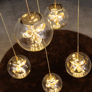 Stellar Cascading Sphere Pendant Light