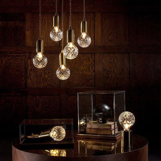 Aura Mid-Century Modern Brass Table Light
