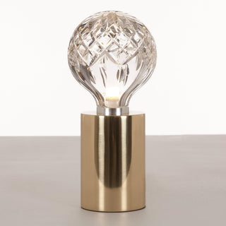 Aura Mid-Century Modern Brass Table Light