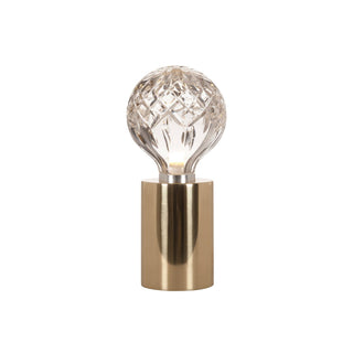 Aura Mid-Century Modern Brass Table Light