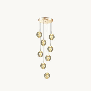 Stellar Cascading Sphere Pendant Light