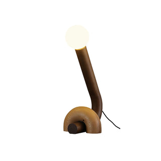Sway Abstract Wood Table Lamp