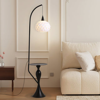 Caspian Modern Metal Arc Floor Lamp