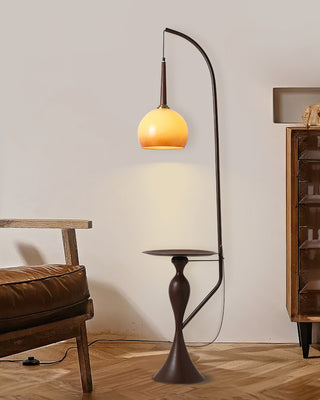 Caspian Modern Metal Arc Floor Lamp