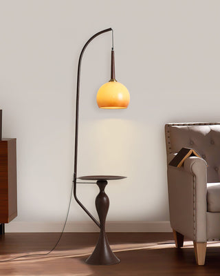 Caspian Modern Metal Arc Floor Lamp