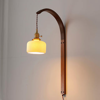 Maren Mid-Century Modern Ceramic Wall Light