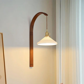 Maren Mid-Century Modern Ceramic Wall Light