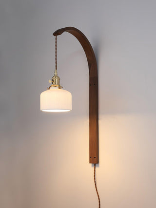 Maren Mid-Century Modern Ceramic Wall Light