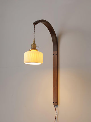Maren Mid-Century Modern Ceramic Wall Light