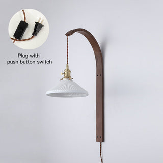 Maren Mid-Century Modern Ceramic Wall Light