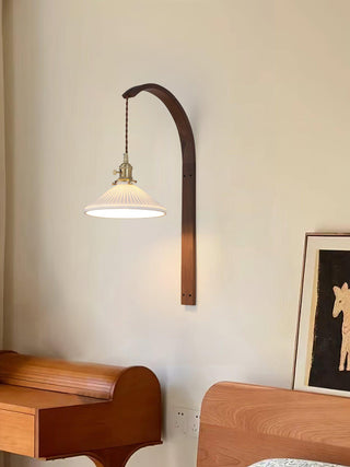 Maren Mid-Century Modern Ceramic Wall Light