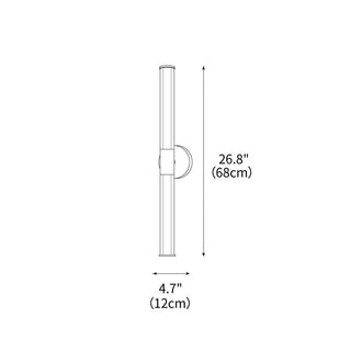 Cylinder Glow Minimalist Glass Wall Light