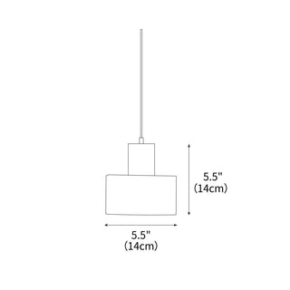 Cyls Minimalist Alabaster Pendant Light