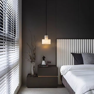 Cyls Minimalist Alabaster Pendant Light