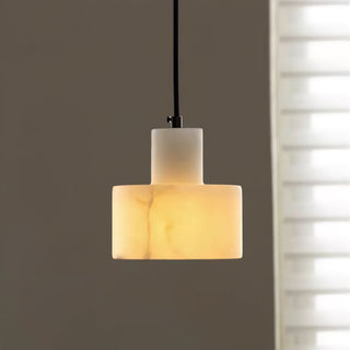 Cyls Minimalist Alabaster Pendant Light
