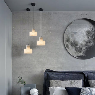 Cyls Minimalist Alabaster Pendant Light