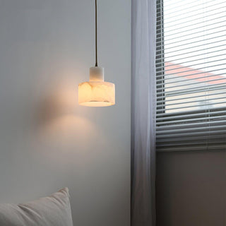 Cyls Minimalist Alabaster Pendant Light