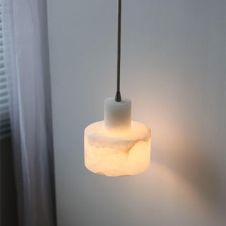 Cyls Minimalist Alabaster Pendant Light