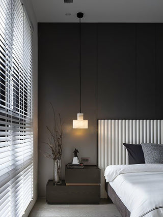 Cyls Minimalist Alabaster Pendant Light