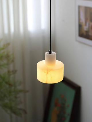 Cyls Minimalist Alabaster Pendant Light