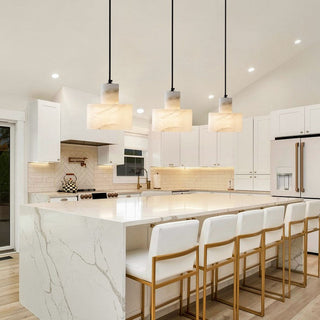 Cyls Minimalist Alabaster Pendant Light