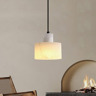 Cyls Minimalist Alabaster Pendant Light