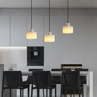 Cyls Minimalist Alabaster Pendant Light