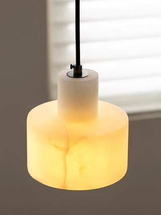 Cyls Minimalist Alabaster Pendant Light