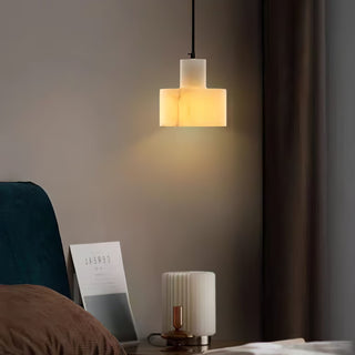 Cyls Minimalist Alabaster Pendant Light