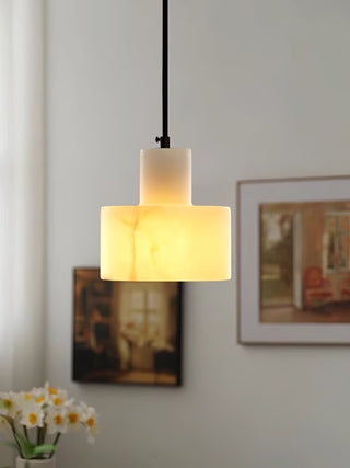 Cyls Minimalist Alabaster Pendant Light