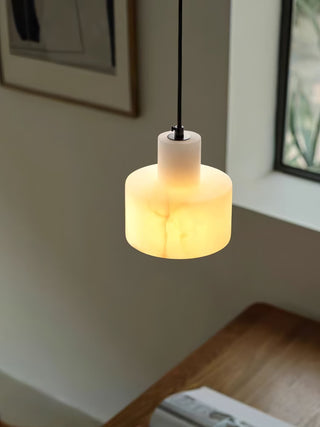 Cyls Minimalist Alabaster Pendant Light