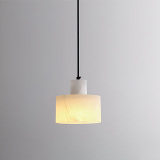 Cyls Minimalist Alabaster Pendant Light