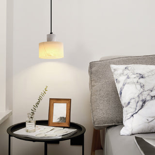 Cyls Minimalist Alabaster Pendant Light