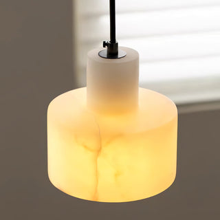 Cyls Minimalist Alabaster Pendant Light
