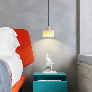 Cyls Minimalist Alabaster Pendant Light
