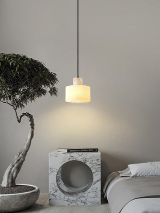 Cyls Minimalist Alabaster Pendant Light