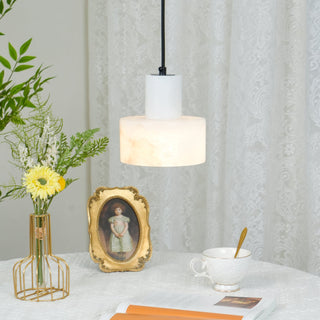 Cyls Minimalist Alabaster Pendant Light