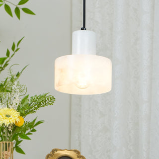 Cyls Minimalist Alabaster Pendant Light