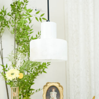 Cyls Minimalist Alabaster Pendant Light
