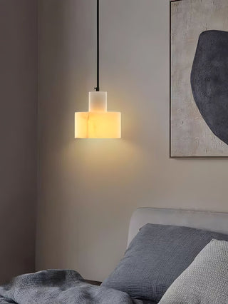 Cyls Minimalist Alabaster Pendant Light