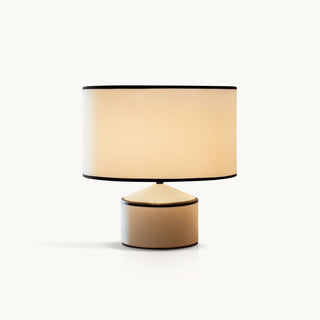 Cyls Modern Ceramic Fabric Table Lamp