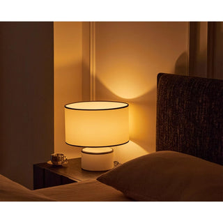 Cyls Modern Ceramic Fabric Table Lamp