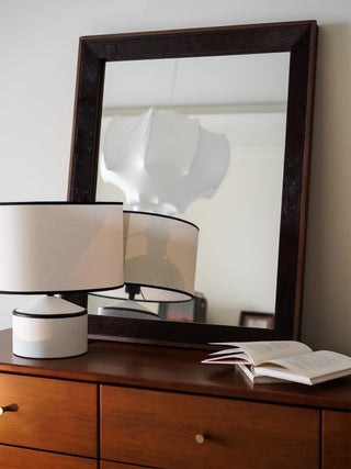 Cyls Modern Ceramic Fabric Table Lamp
