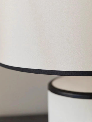 Cyls Modern Ceramic Fabric Table Lamp