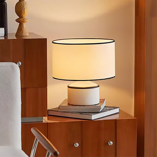 Cyls Modern Ceramic Fabric Table Lamp