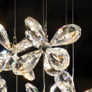 Floating Butterfly Airy Crystal Chandelier