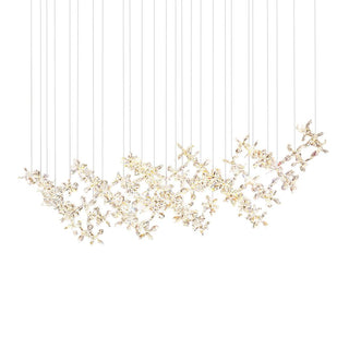 Floating Butterfly Airy Crystal Chandelier