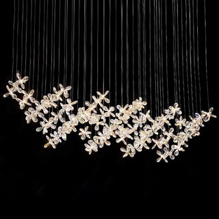 Floating Butterfly Airy Crystal Chandelier