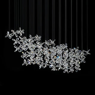 Floating Butterfly Airy Crystal Chandelier